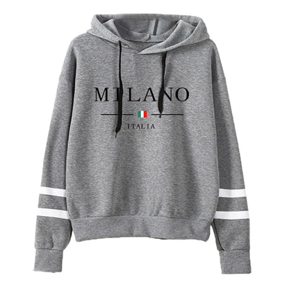 Sudaderas con capucha para mujer, gran oferta, estampado, jerséis versátiles diarios, ropa deportiva para correr a rayas, Tops informales con capucha para mujer