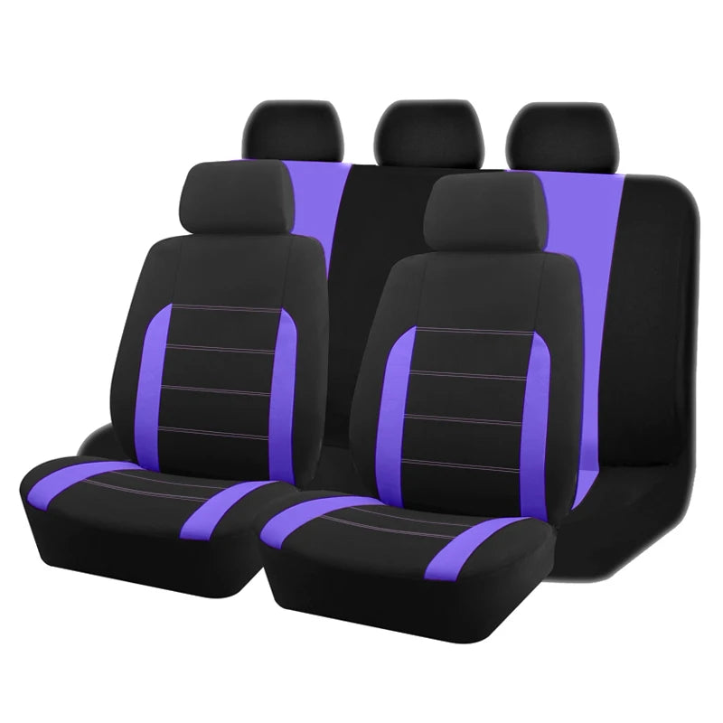 Fundas de asiento de coche , tamaño universal, aptas para la mayoría de coches, SUV, camiones, furgonetas, accesorios para coche, fundas de asiento interior para coche, juego completo
