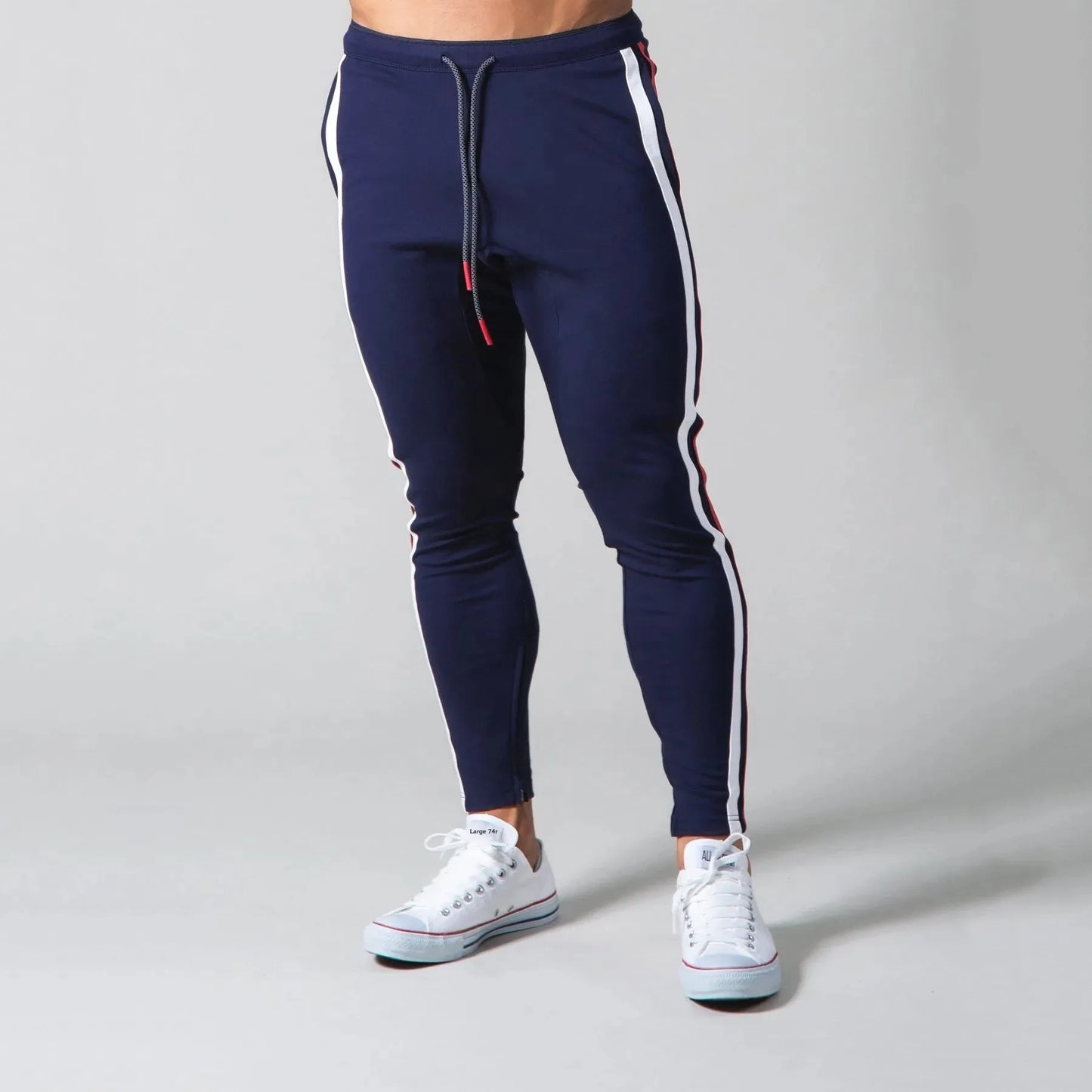 Pantalones de chándal con ajuste muscular para hombre
