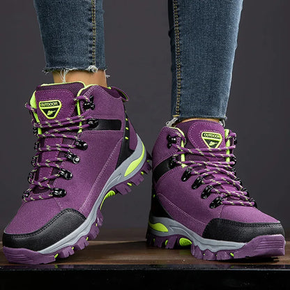 Women's boots, waterproof hiking shoes, new non-slip boots, women's sneakers, outdoor work shoes