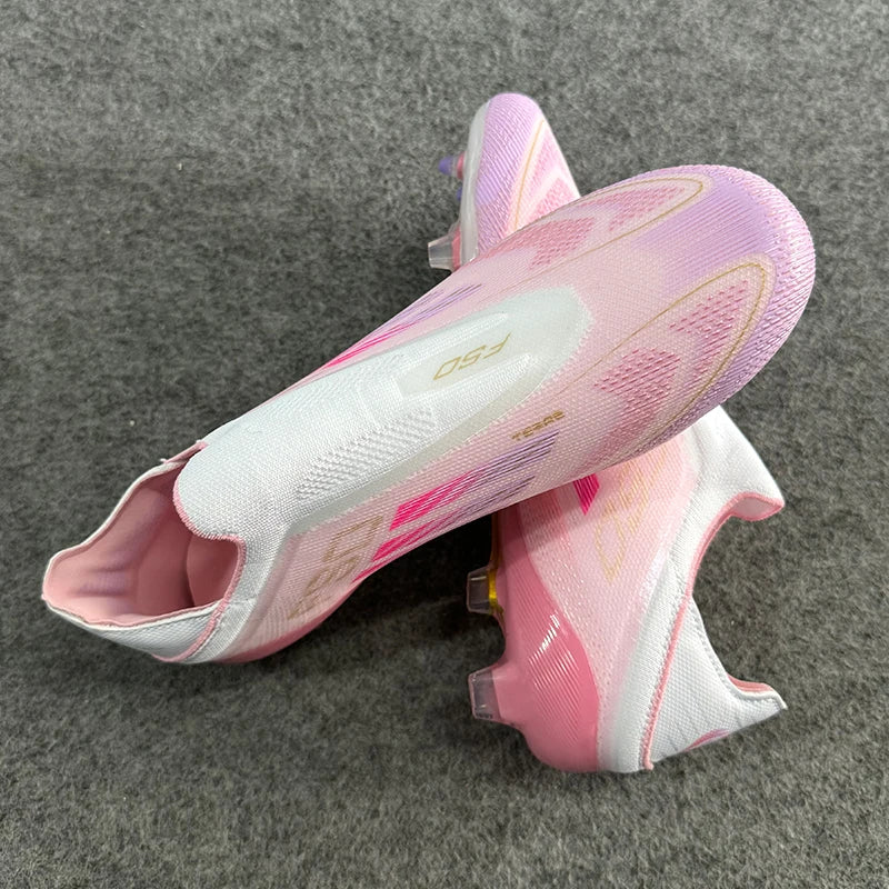 Botas de fútbol para hombre y mujer, originales, con tacos, para entrenamiento en interiores, antideslizantes, ultraligeras, FG/TF