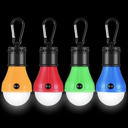 Equipo de campamento portátil para exteriores, linterna LED colgante para acampar, luz suave, luces LED para acampar, lámpara de bombilla para carpa de camping y pesca