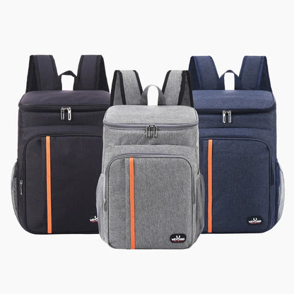 Bolsa térmica portátil para almuerzo de 18 l, duradera, impermeable, con aislamiento de hielo, ideal para acampar, mochilas nevera.