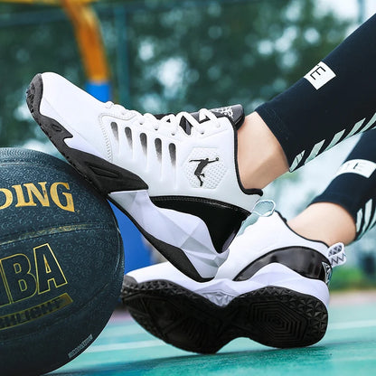 Men's shoes, outdoor non-slip basketball shoes, lightweight and comfortable sneakers, men's leather casual shoes, high-quality tennis shoes