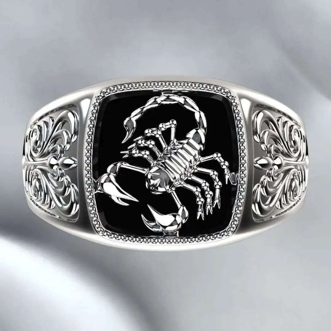 Milangirl Bague Rétro Punk Gothique Scorpion De Haute Qualité Pour Hommes Motif Anneaux Pour Hommes Bijoux En Gros 