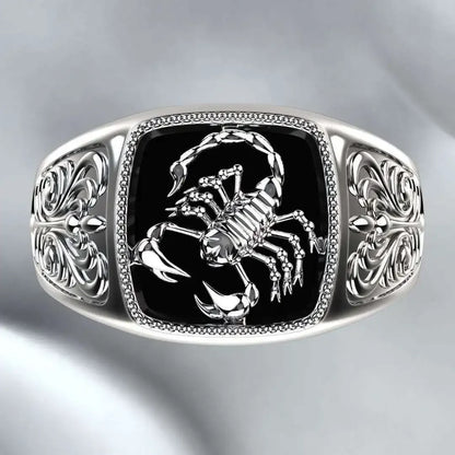 Milangirl Bague Rétro Punk Gothique Scorpion De Haute Qualité Pour Hommes Motif Anneaux Pour Hommes Bijoux En Gros 