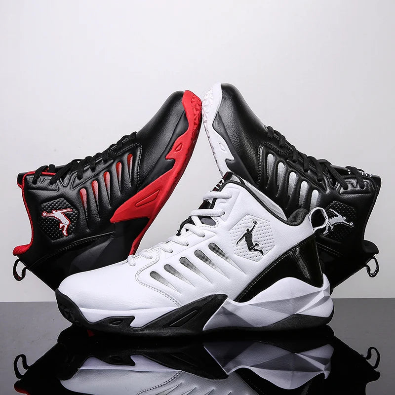 Men's shoes, outdoor non-slip basketball shoes, lightweight and comfortable sneakers, men's leather casual shoes, high-quality tennis shoes