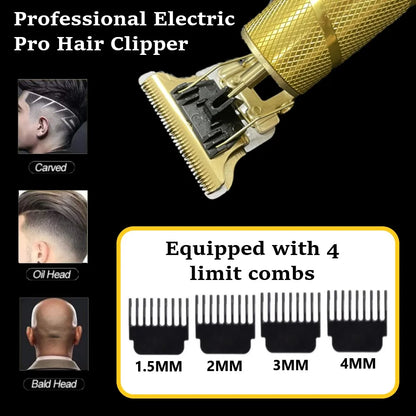 Tondeuse à cheveux électrique pour hommes, rasoir électrique professionnel, machine à couper les cheveux, tondeuse de barbier sans fil