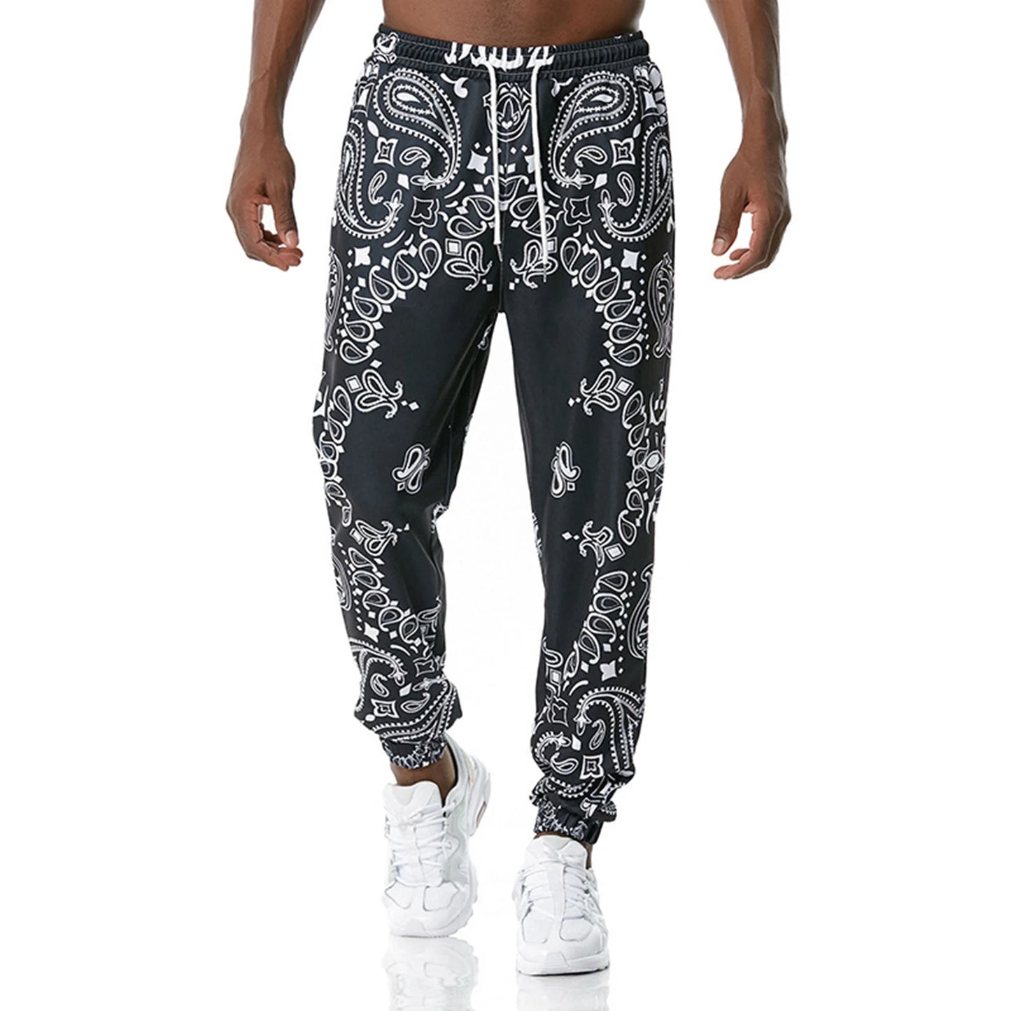 Pantalones de yoga holgados y elásticos informales para hombre, pantalones de chándal transpirables con cintura elástica, pantalones deportivos para correr, nuevos