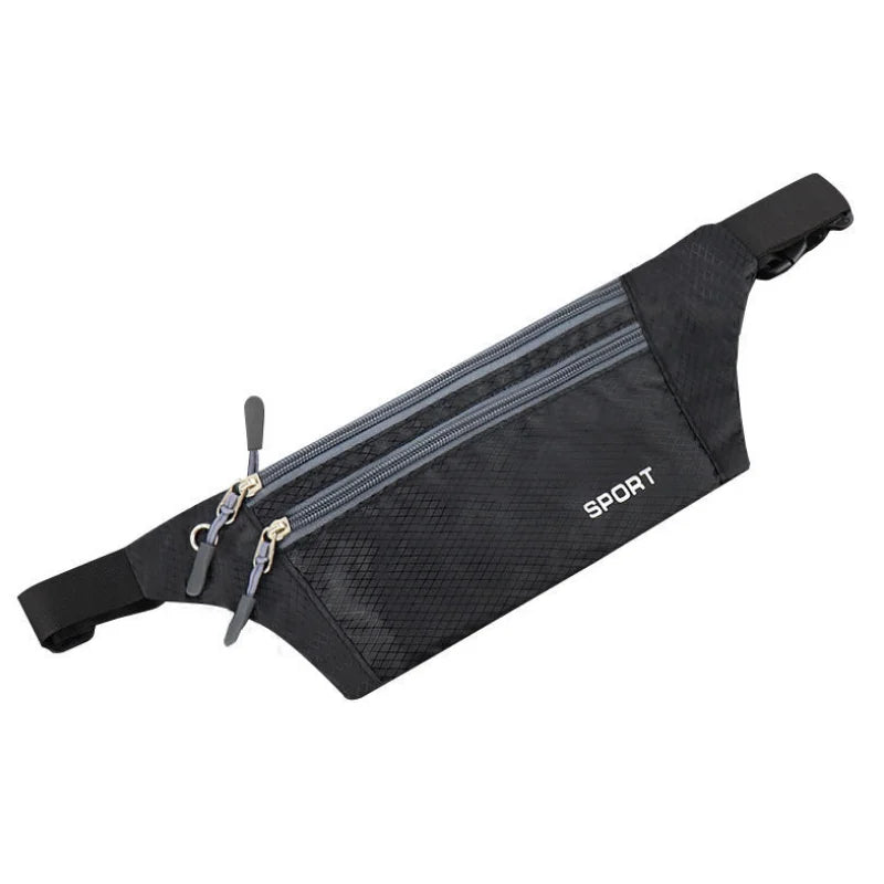 Riñonera deportiva para teléfono para hombre, riñonera ultrafina impermeable, Mini riñonera, nueva bolsa de cintura ligera para correr para mujer