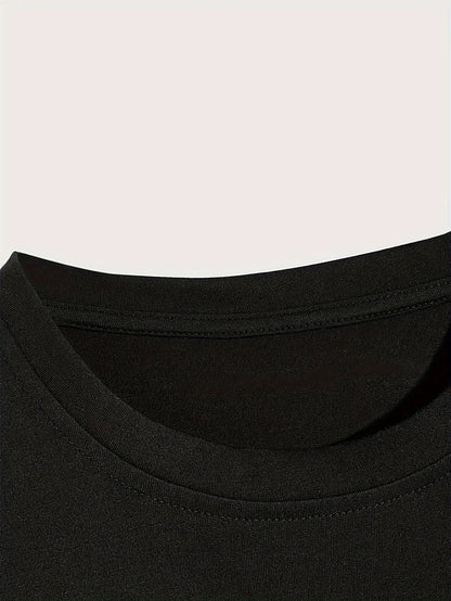 Camiseta corta deportiva con cuello redondo y gráficode Los Ángeles