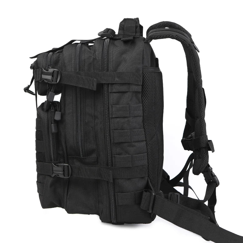 Mochila táctica de 35 litros, mochila de asalto Molle para hombres y mujeres, mochilas para viajes, camping, caza y senderismo