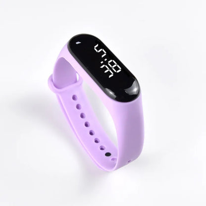 Relojes de moda para niños y niñas, pulsera electrónica deportiva con pantalla LED táctil, reloj de Spiderman para niños y mujeres, reloj resistente al agua