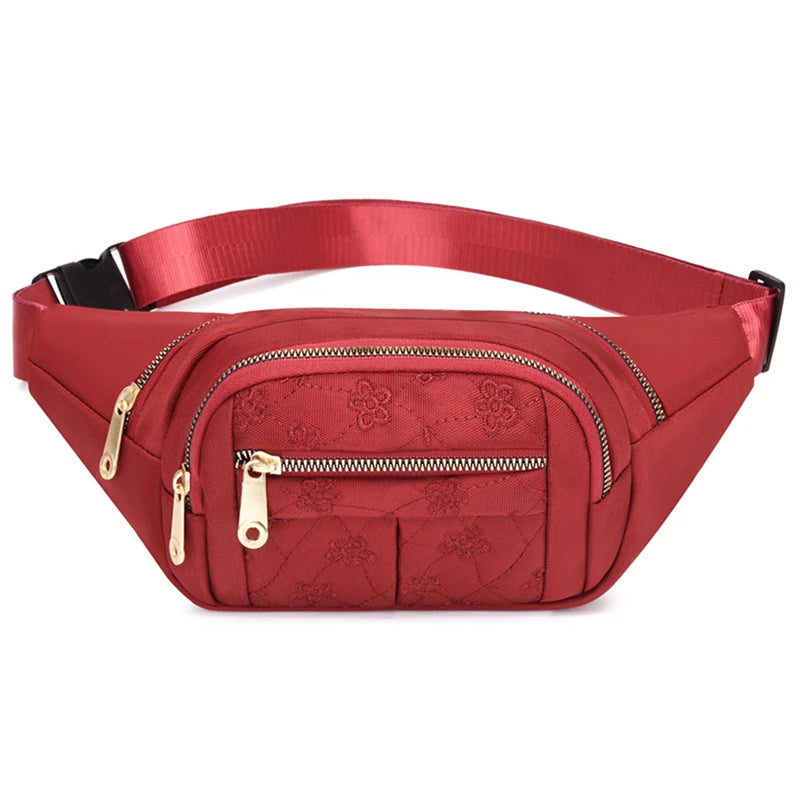 Riñonera de tela impermeable para mujer, bolso cruzado de diseñador, a la moda, tipo banana