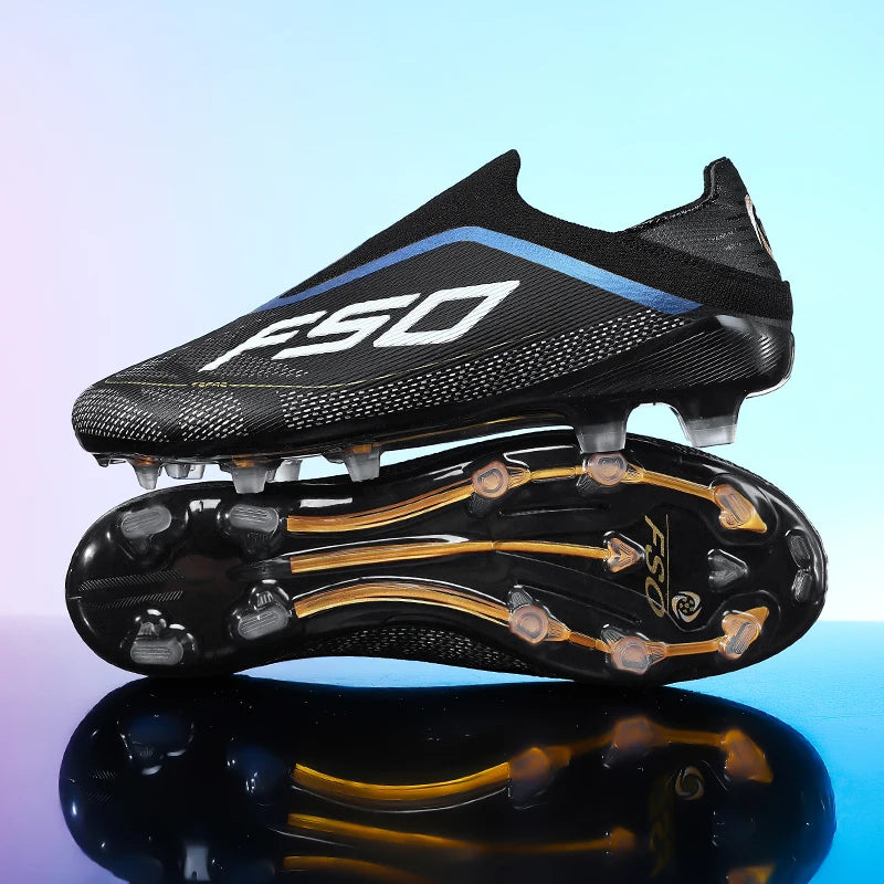 Nuevas Botas de Fútbol Antideslizantes de Alta Calidad para Céspet con Tacos de Alta Gama y Ligeras