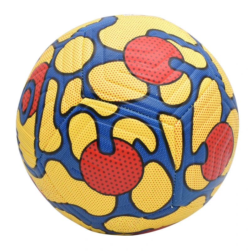 Balones de fútbol de tamaño estándar 5, balón cosido a máquina, Material de PU, pelotas de entrenamiento de fútbol para partidos de liga deportiva de alta calidad
