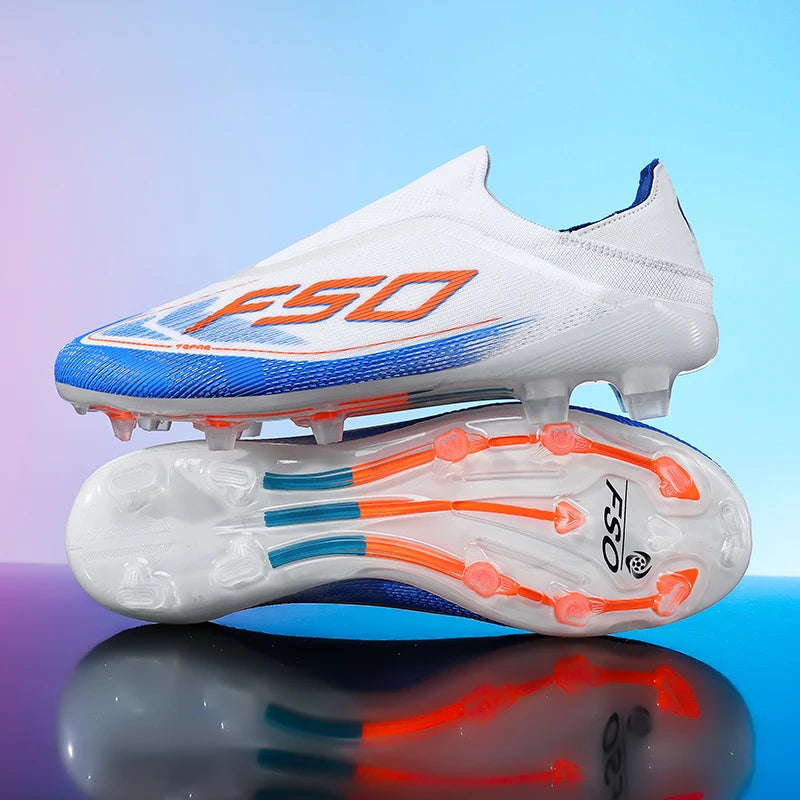 Nuevas Botas de Fútbol Antideslizantes de Alta Calidad para Céspet con Tacos de Alta Gama y Ligeras