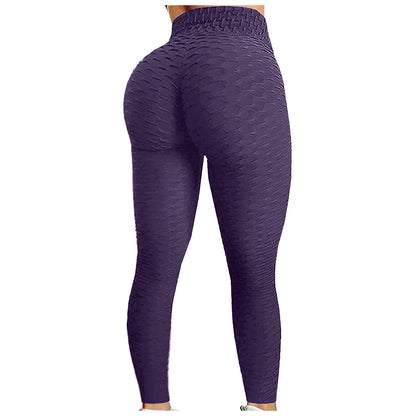 Mallas de Yoga para mujer, pantalones ajustados de cintura alta para correr, deportes de realce, gimnasio, secado rápido, trotar, correr, entrenamiento femenino, pantalones largos