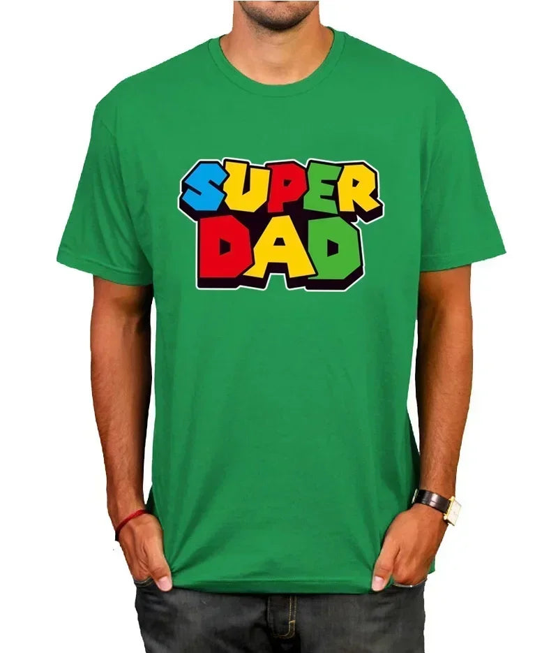 Camiseta de verano Super Dad , camiseta Super Dad para hombre
