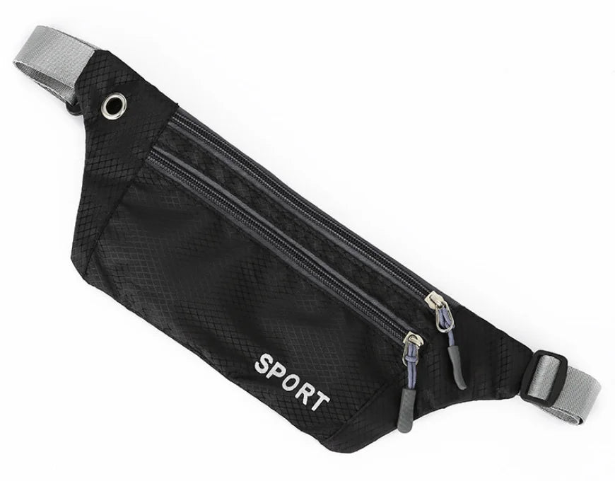 Riñonera deportiva para teléfono para hombre, riñonera ultrafina impermeable, Mini riñonera, nueva bolsa de cintura ligera para correr para mujer