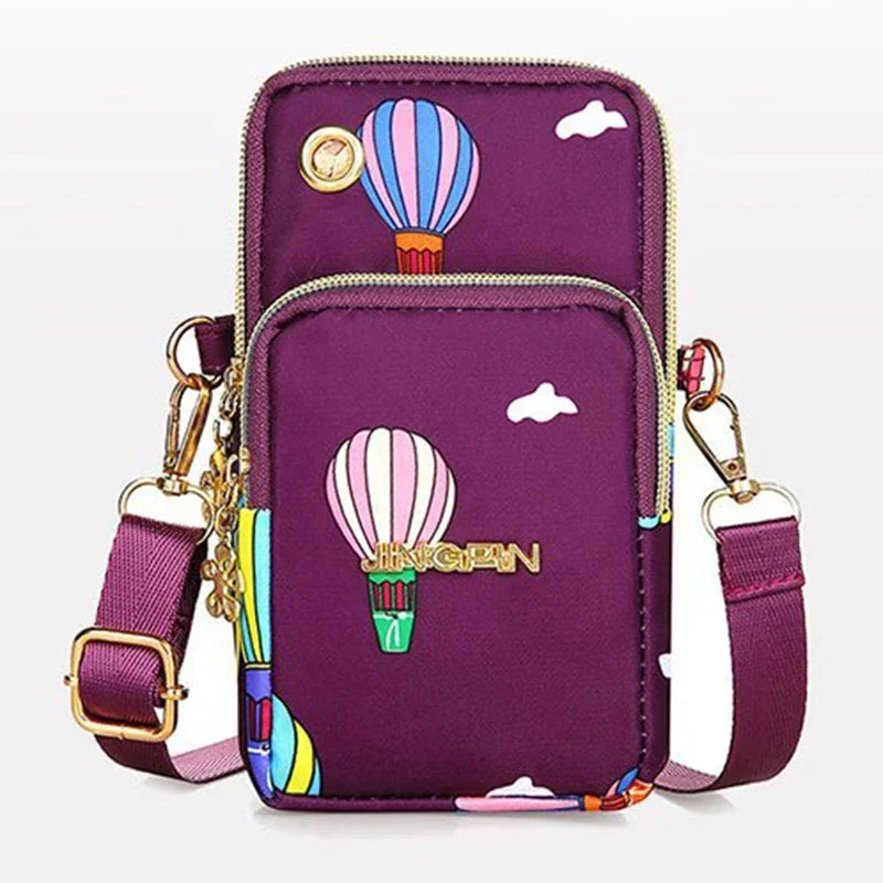 Bolso para teléfono móvil, minibolso de moda, monedero para colgar en el cuello