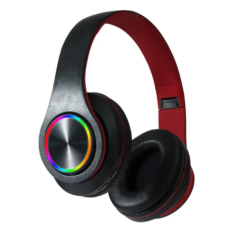 Auriculares Bluetooth plegables, inalámbricos con micrófono