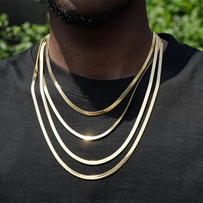 Collier chaîne serpent de style hip hop pour hommes nouvelle mode collier en acier inoxydable couleur argent accessoires de bijoux cadeau de fête 