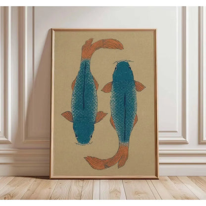 Impresiones en lienzo de pez, póster minimalista moderno, impresiones de arte estético, dormitorio, cocina, decoración del hogar, póster artístico, regalos
