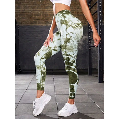 Pantalones de Yoga sin costuras para mujer, mallas elásticas altas de cintura alta, color melocotón, para Fitness, correr, deportes al aire libre