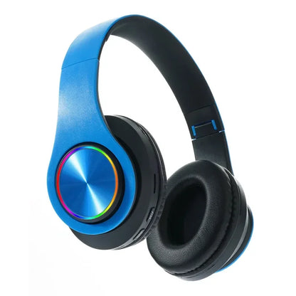 Auriculares Bluetooth plegables, inalámbricos con micrófono