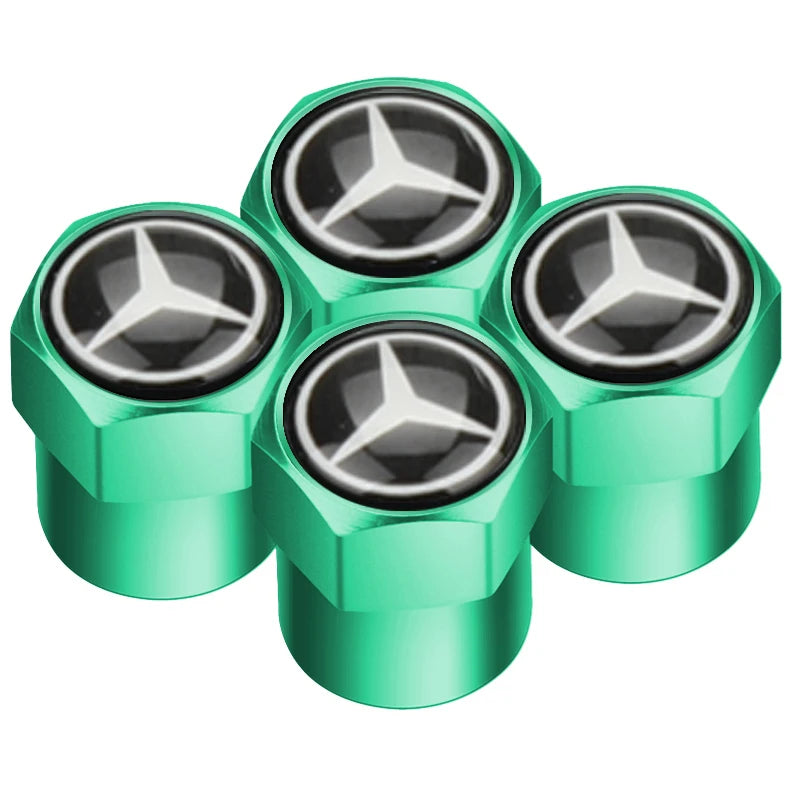 4 fundas para emblema de coche para Mercedes Benz Clase A, C200L, GLC, GLK, CLA y GLA.