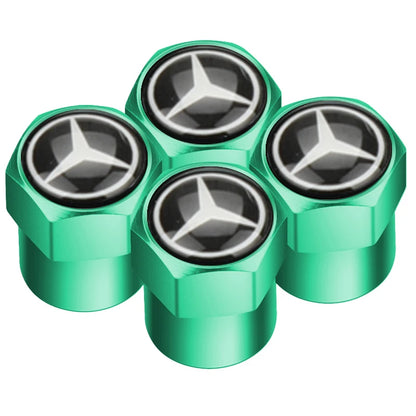 4 fundas para emblema de coche para Mercedes Benz Clase A, C200L, GLC, GLK, CLA y GLA.