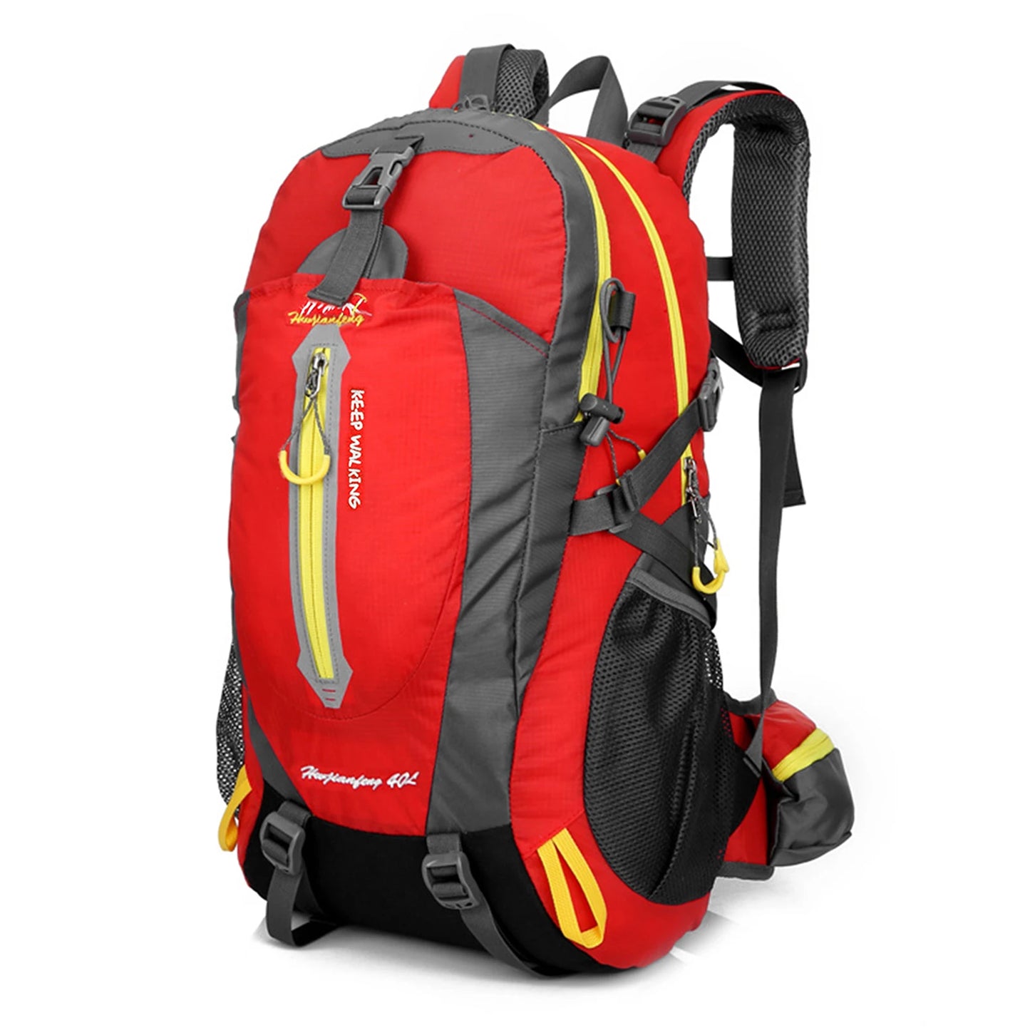 Mochila de viaje resistente al agua de 40L, mochila para acampar, senderismo, portátil, senderismo, escalada, bolsas traseras para hombres y mujeres