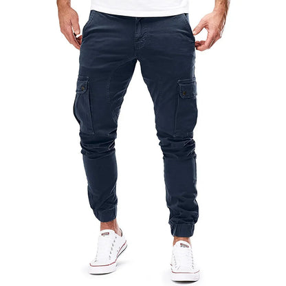 antalones de trabajo para hombre nuevos 2025, pantalones casuales rectos y sueltos para hombres europeos y americanos, pantalones de trabajo con bolsillos para hombre