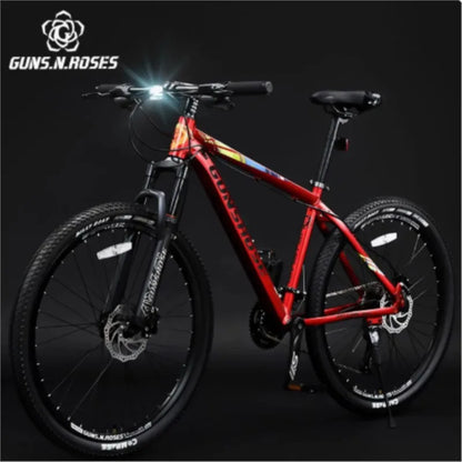 Bicicleta de montaña FJ de aleación de aluminio con amortiguación de velocidad variable, 29 pulgadas, para adultos, con ruedas integradas, 2025