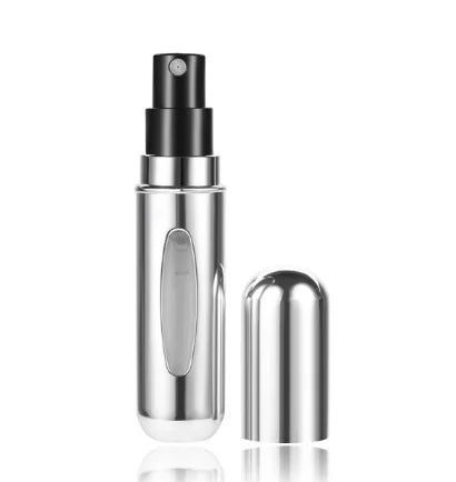 Botella de perfume recargable de 5 ml, portátil, mini, bomba de aroma, envases cosméticos vacíos, atomizador para viaje