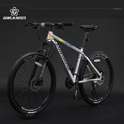 Bicicleta de montaña FJ de aleación de aluminio con amortiguación de velocidad variable, 29 pulgadas, para adultos, con ruedas integradas, 2025