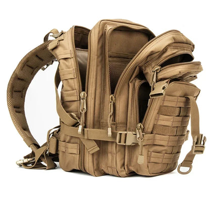 Mochila táctica de 35 litros, mochila de asalto Molle para hombres y mujeres, mochilas para viajes, camping, caza y senderismo