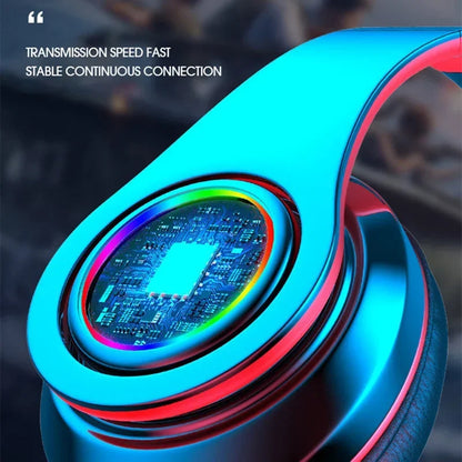Auriculares Bluetooth plegables, inalámbricos con micrófono
