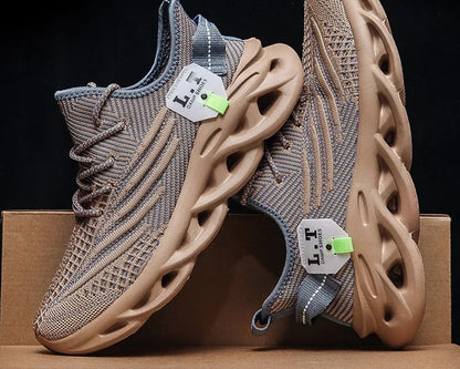 Zapatillas deportivas para correr para hombre y mujer informales, de malla transpirable para exteriores, ligeras