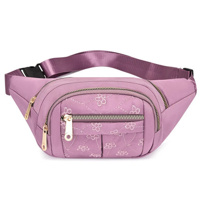 Riñonera de tela impermeable para mujer, bolso cruzado de diseñador, a la moda, tipo banana