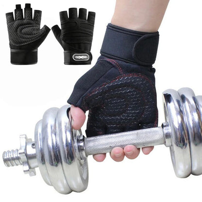 Gants d'haltères pour hommes et femmes, haltérophilie, crossfit, musculation, entraînement sportif, gants d'entraînement en salle de sport, protège-poignet antidérapant