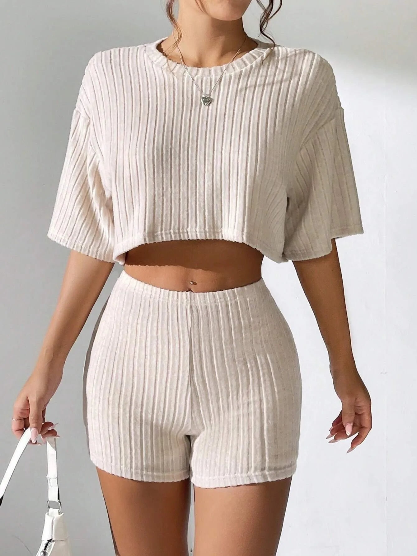 Conjunto de Dos Piezas de Moda Primavera-Verano para Mujer