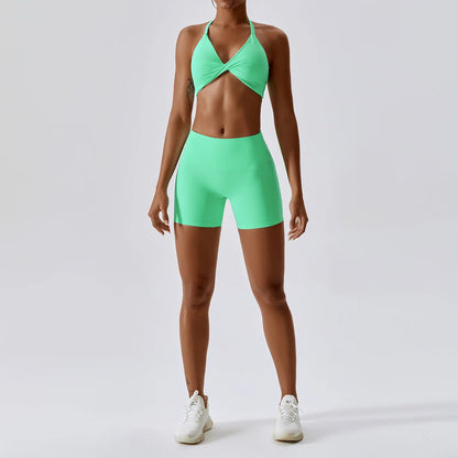 ropa deportiva de entrenamiento, ropa de gimnasio de cintura alta con cordón, trajes deportivos