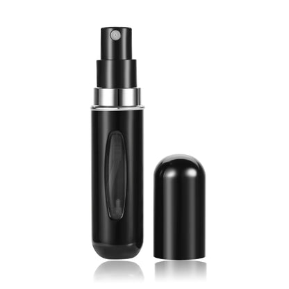 Botella de perfume recargable de 5 ml, portátil, mini, bomba de aroma, envases cosméticos vacíos, atomizador para viaje
