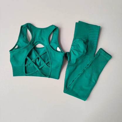 Conjuntos de yoga, ropa deportiva, entrenamiento, sujetador deportivo, ropa de gimnasio