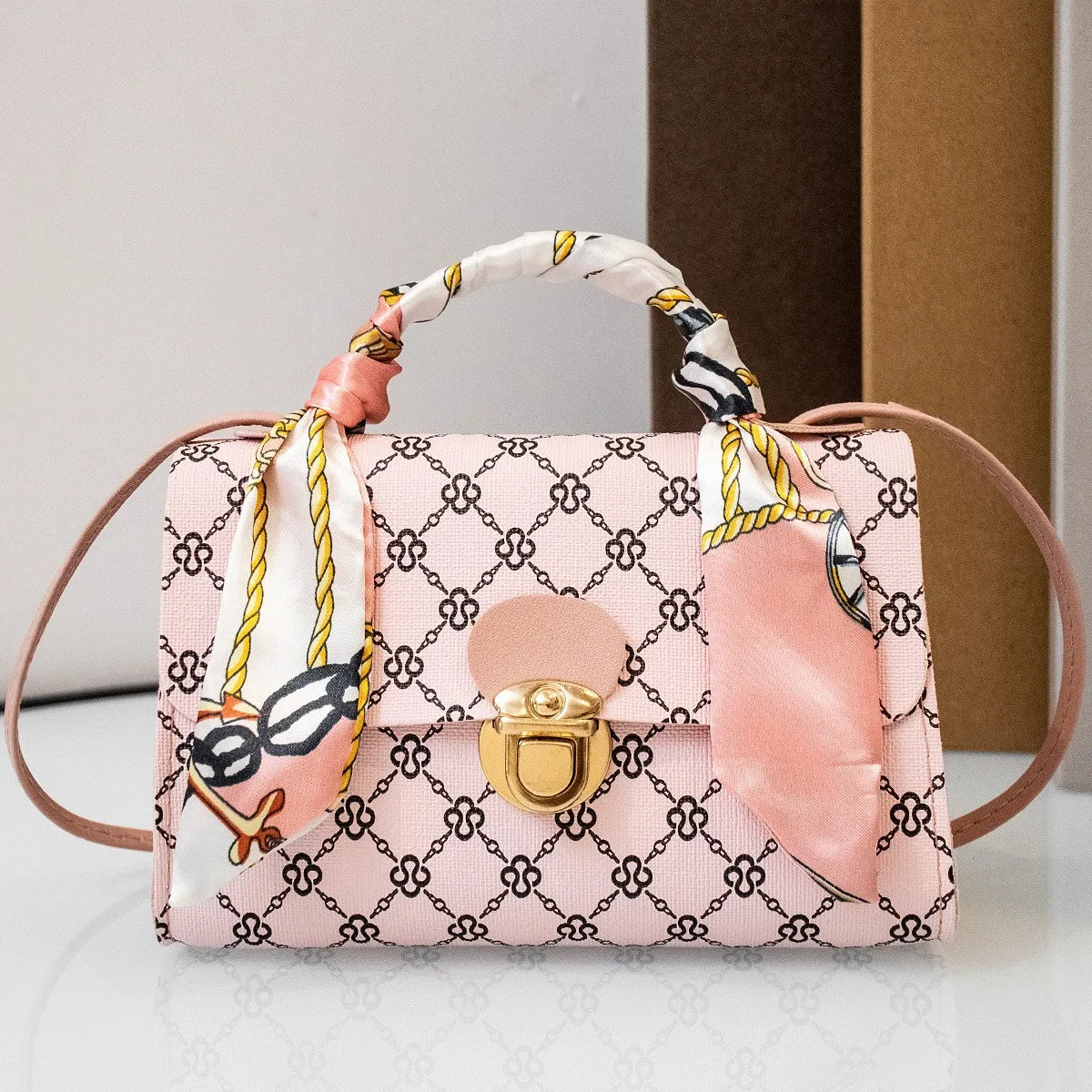 Bolso de mano a juego con estampado de cocodrilo para mujer, mini bolso de hombro multifuncional