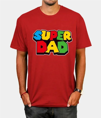 Camiseta de verano Super Dad , camiseta Super Dad para hombre