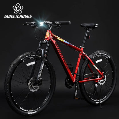Bicicleta de montaña FJ de aleación de aluminio con amortiguación de velocidad variable, 29 pulgadas, para adultos, con ruedas integradas, 2025