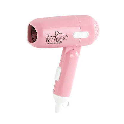 Sèche-cheveux pliable mini 400 W à faible consommation d'énergie et résistant aux radiations pour la maison, les voyages, les dortoirs, outil de coiffure